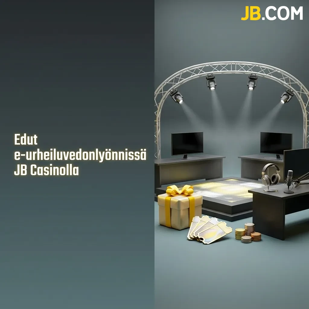 JB Casino e-urheiluvedonlyönnin edut: kilpailukykyiset kertoimet, live-vedonlyönti, suomalaiset maksutavat ja tuki