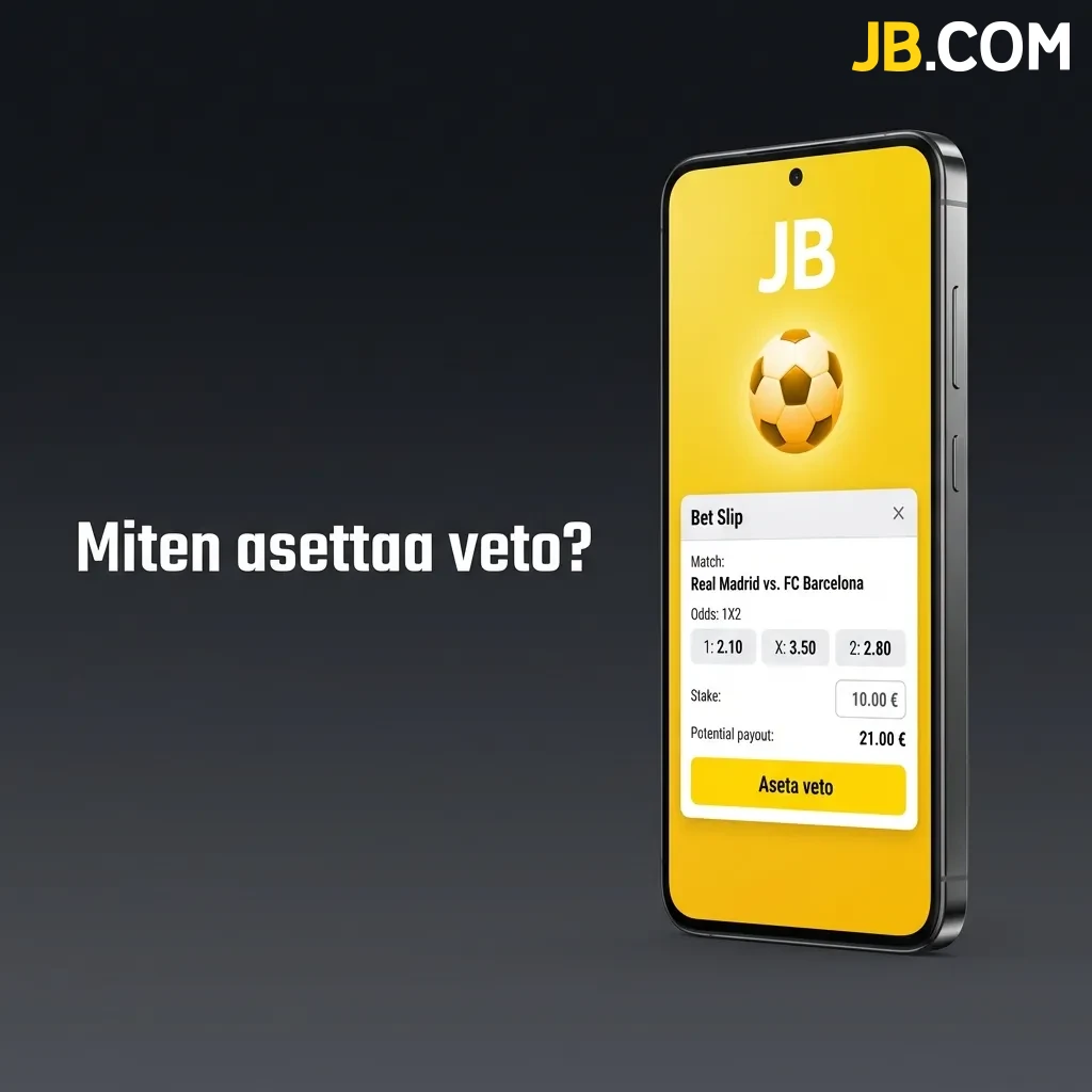 Katso ohjeet miten asettaa veto JBCasino -sivustolla ja aloita voittaminen suosikkilajeissasi.
