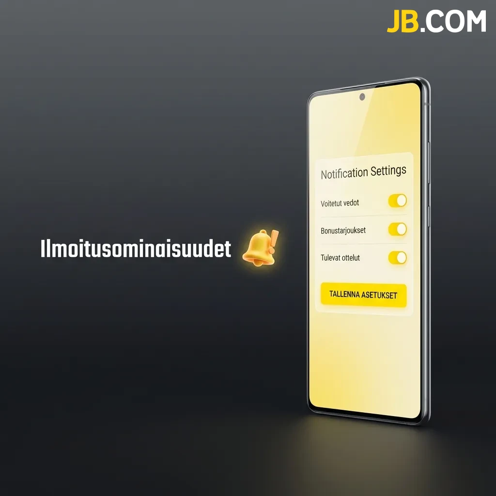 Aktivoi JBCasino ilmoitusominaisuudet ja pysy aina ajan tasalla parhaista bonuksista sekä kampanjoista.