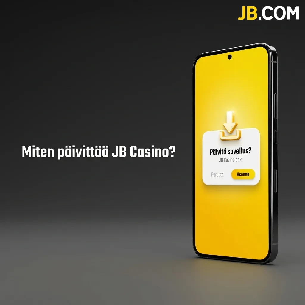 Lue ohjeet miten päivittää JB Casino -sovellus uusimpaan versioon ja varmista paras pelikokemus mobiilissa.
