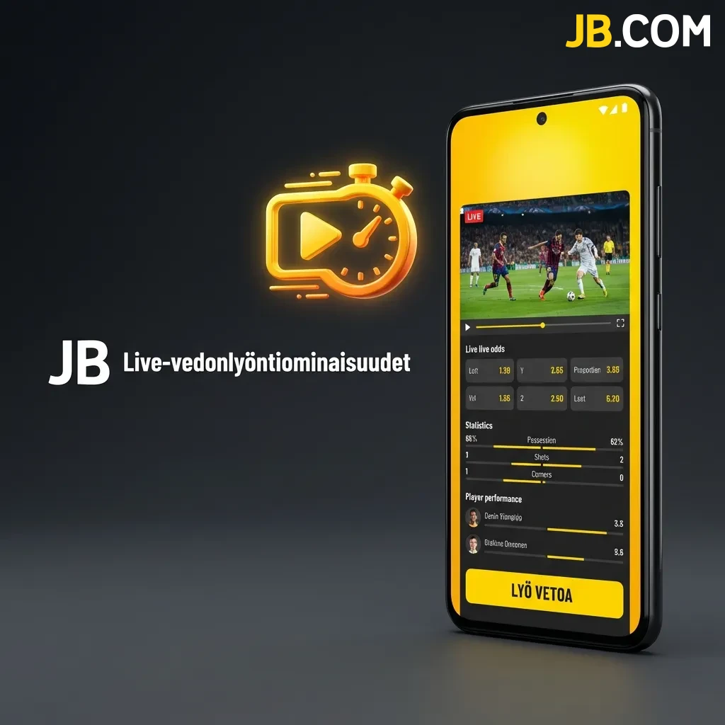 Hyödynnä JBCasino live-vedonlyöntiominaisuudet ja lyö vetoa suosikkiurheilustasi reaaliajassa parhailla kertoimilla.