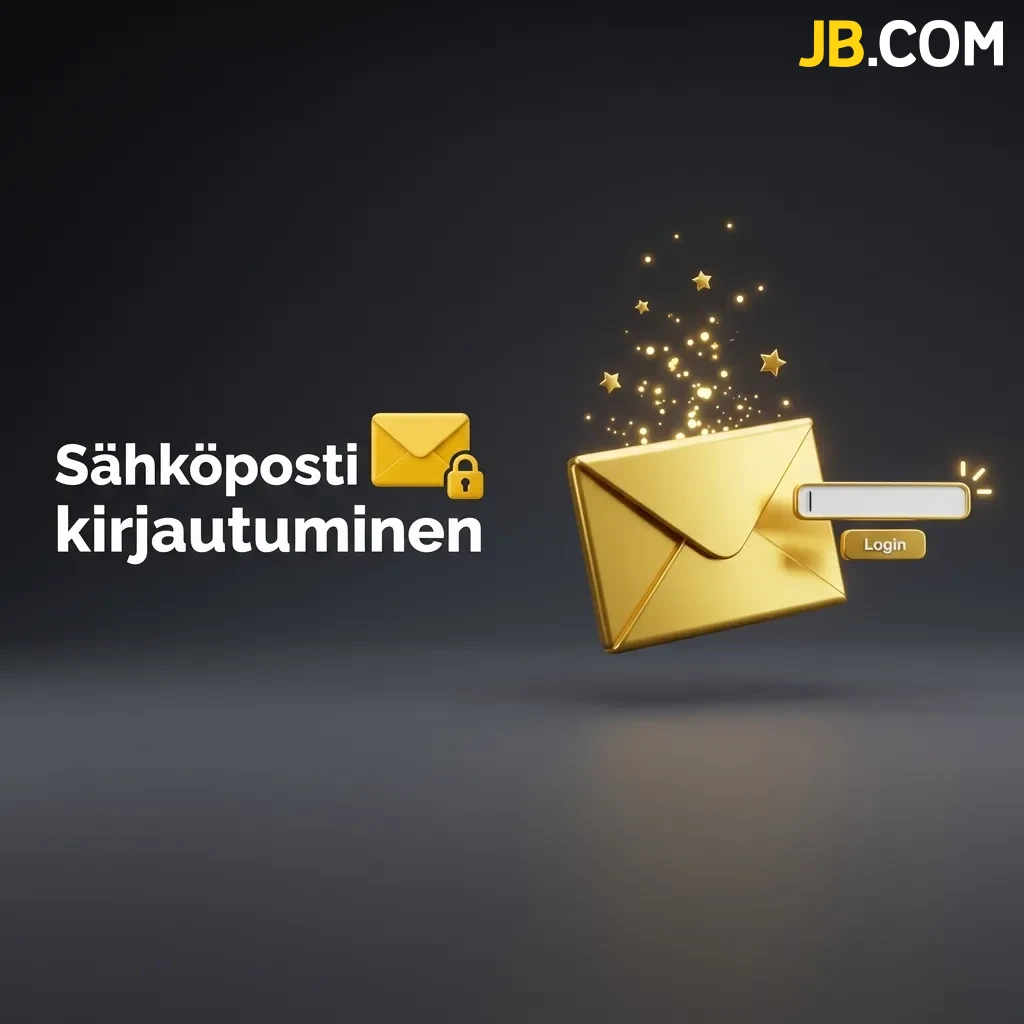 Kirjaudu sisään nopeasti ja turvallisesti käyttämällä perinteistä sähköpostikirjautumista päästäksesi käsiksi JBCasino-pelitilillesi.