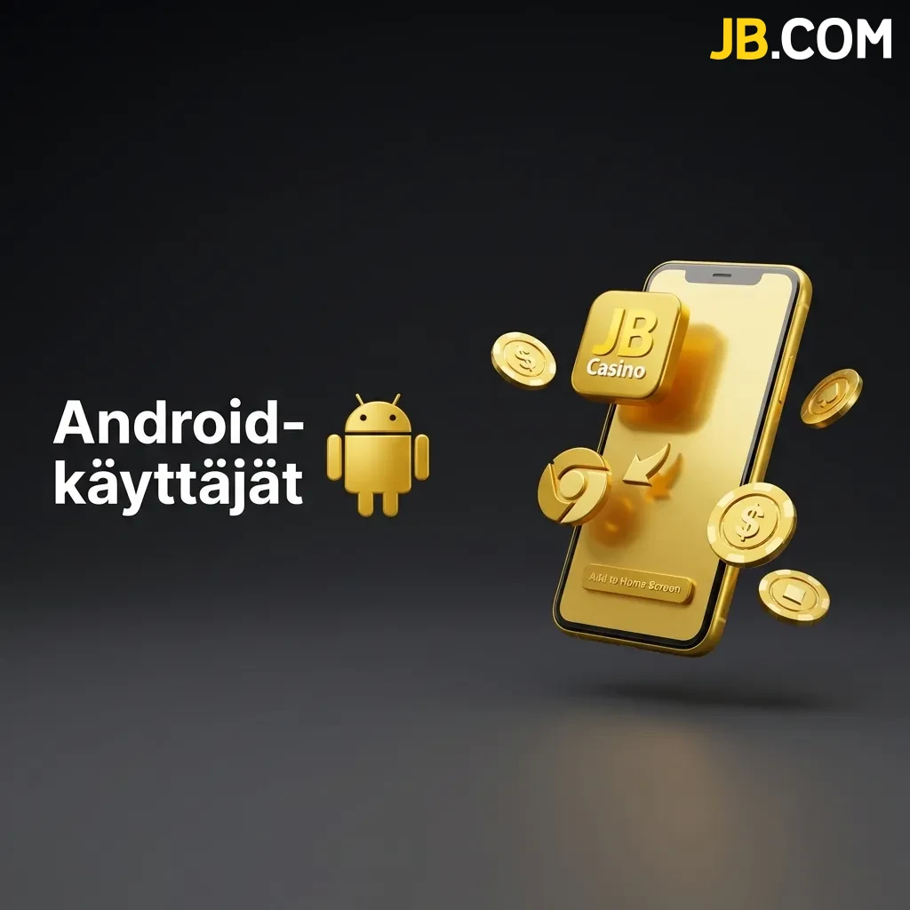 Android-käyttäjät voivat ladata dedikoidun APK-tiedoston ja nauttia optimoidusta vedonlyöntikokemuksesta suoraan JBCasino-sovelluksella.