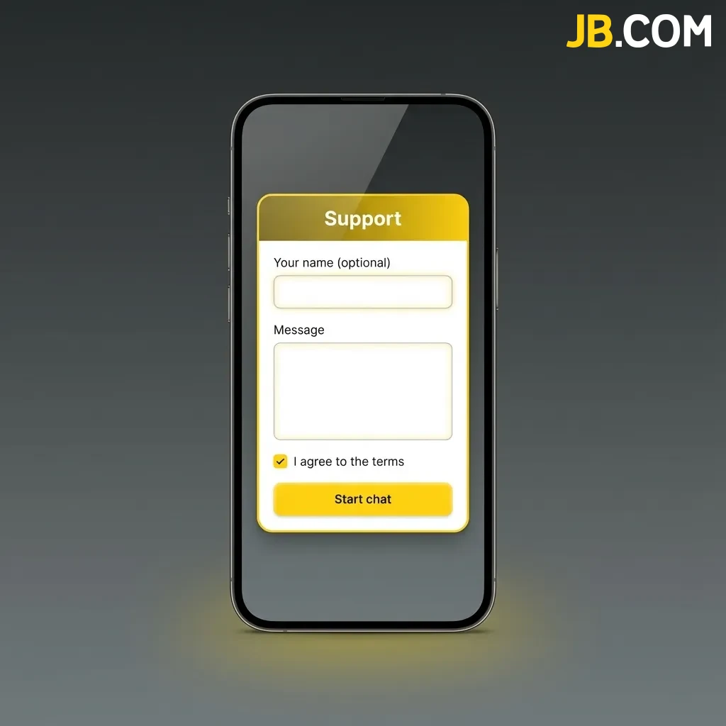 JB Casino customer support availability table showing 24/7 live chat, email, Telegram, and FAQ options with response times