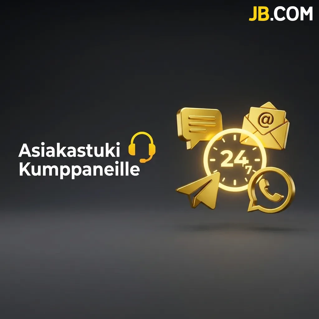 Hyödynnä asiantunteva asiakastuki kumppaneille, joka tarjoaa henkilökohtaista apua ja työkaluja menestykseesi JBCasino-verkostossa.