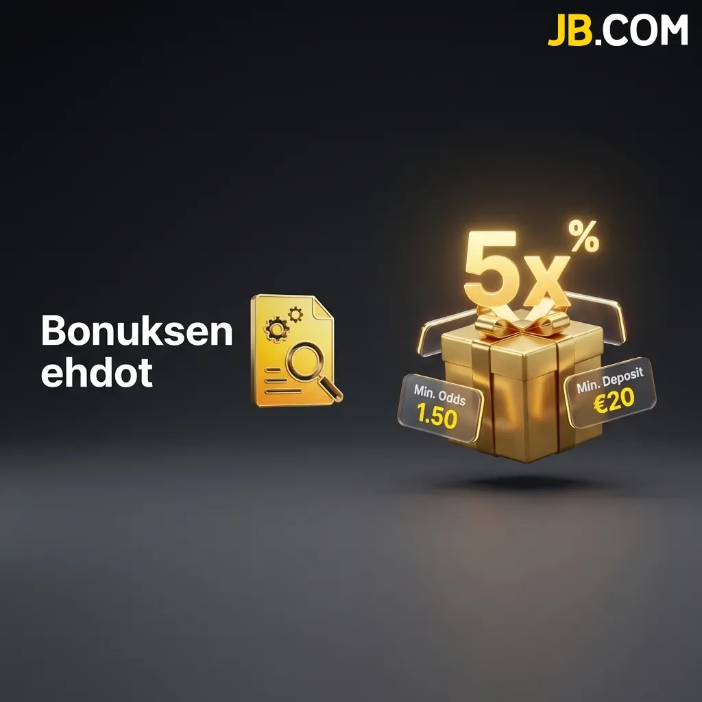 Tarkista tärkeät bonuksen ehdot, kuten kierrätysvaatimukset ja minimikertoimet, ennen kuin lunastat jalkapallobonuksesi JBCasino -palvelussa.