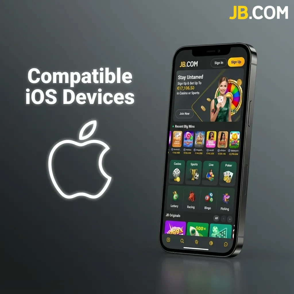 List of compatible iOS devices including iPhone X through 15 series, iPad 6th gen and later, iPad Air, and iPad Pro