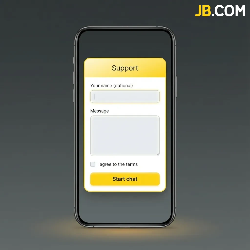 JB Casino customer support contact options including live chat, email, phone, and FAQ with availability times.