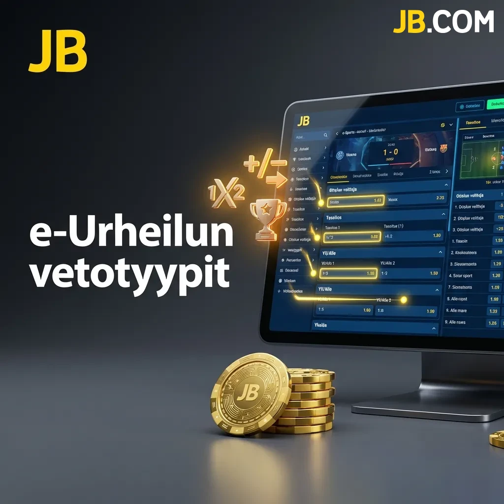 Opi erilaiset JBCasino e-urheilun vetotyypit ja maksimoi voittomahdollisuutesi strategisilla valinnoilla.