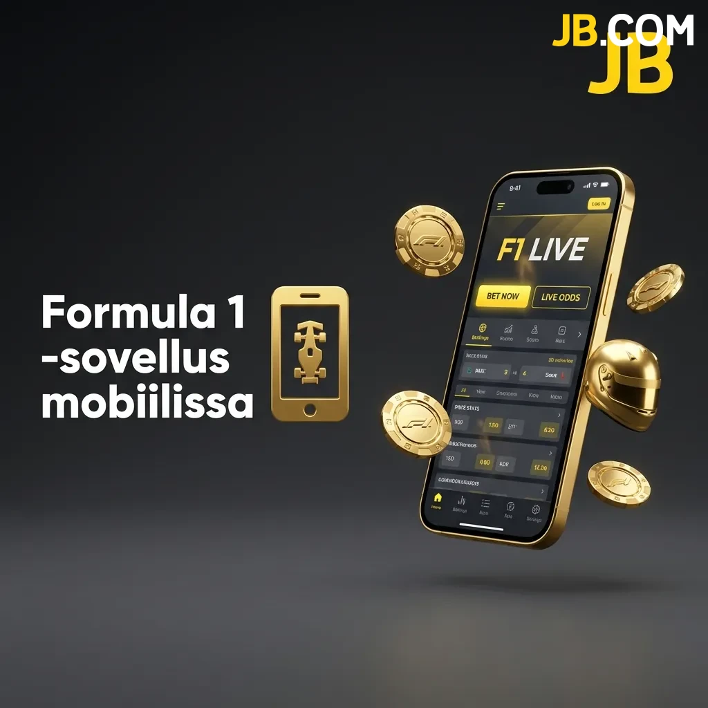 Lataa ja koe huippuluokan Formula 1 -sovellus mobiilissa ja aseta vetosi GP-viikonlopun käänteisiin missä tahansa JBCasino -sovelluksen avulla.