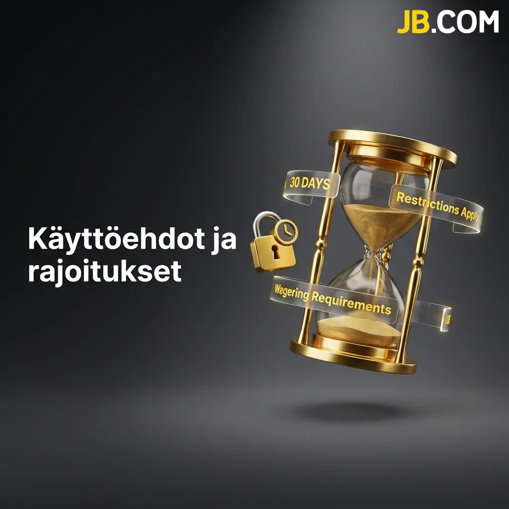 Lue huolellisesti käyttöehdot ja rajoitukset varmistaaksesi vastuullisen ja sääntöjen mukaisen pelaamisen JBCasino -alustalla.