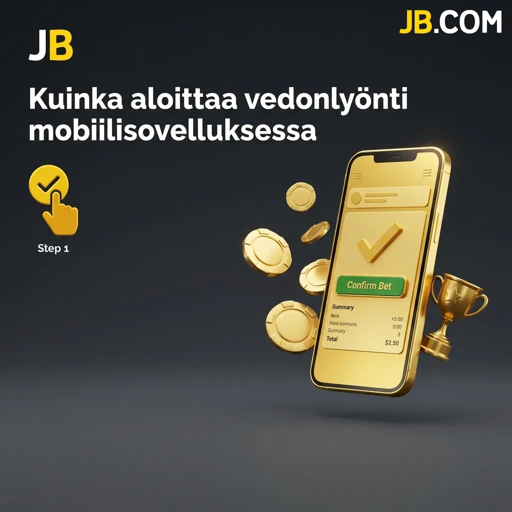 Katso helpot vaiheet ja opi kuinka aloittaa vedonlyönti mobiilisovelluksessa ja nauti saumattomasta pelikokemuksesta JBCasino -sovelluksen avulla.