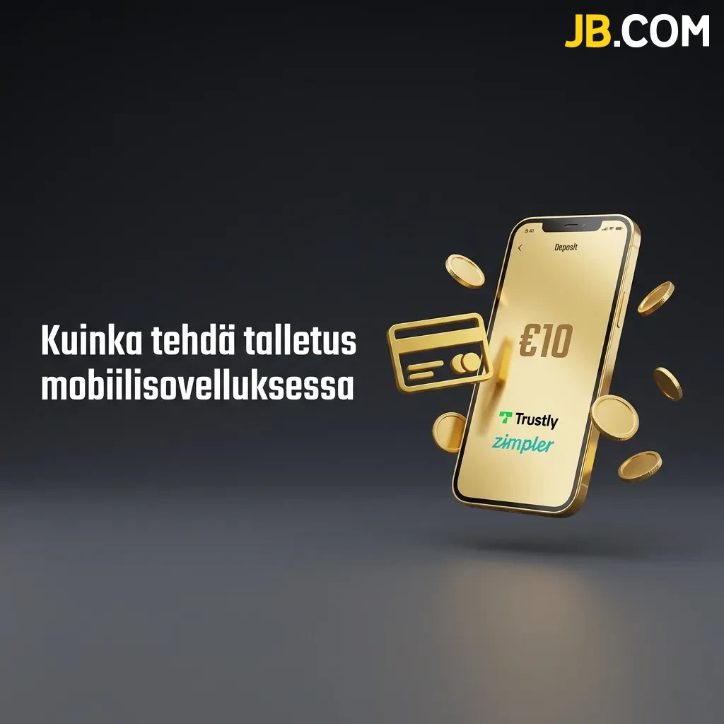 Katso selkeät ohjeet ja opi kuinka tehdä talletus mobiilisovelluksessa turvallisesti ja nopeasti JBCasino -käyttäjällesi.