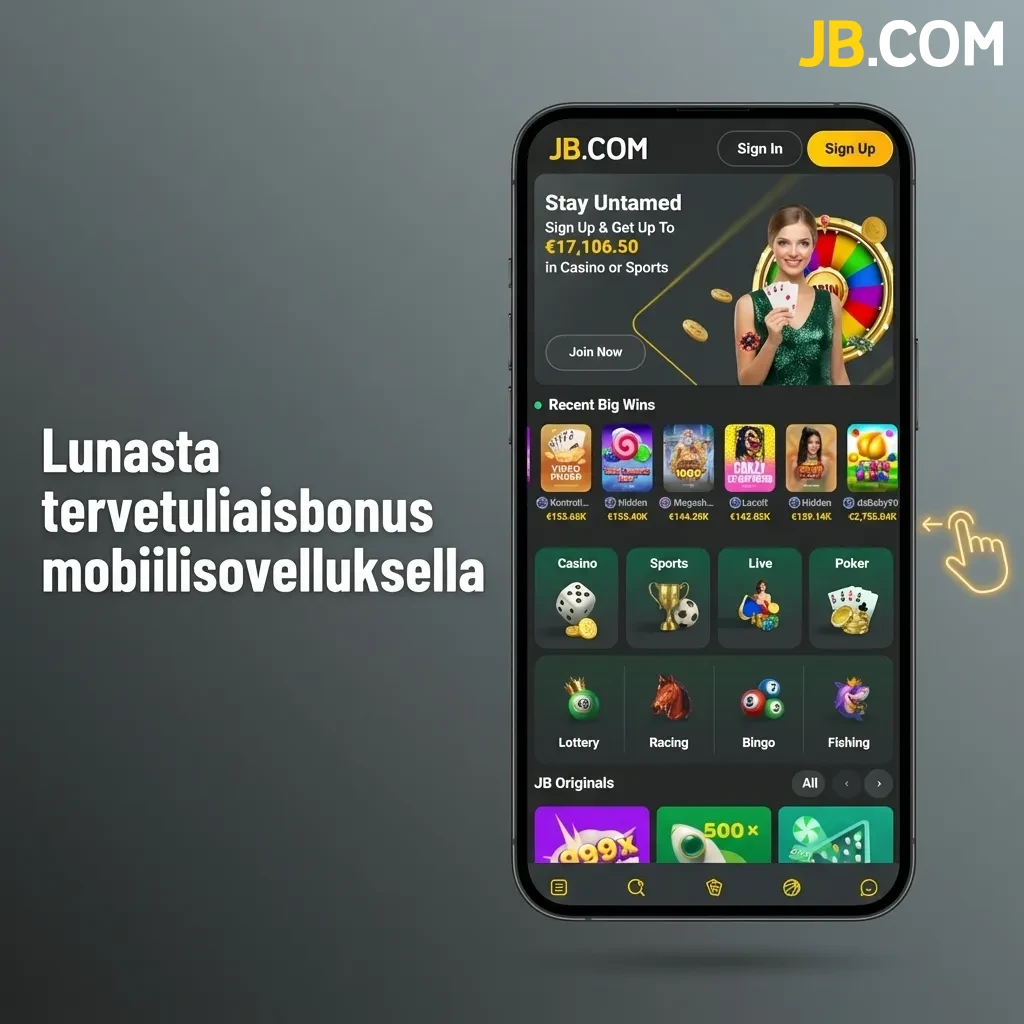 Mobile app interface showing welcome bonus redemption process on smartphone screen
