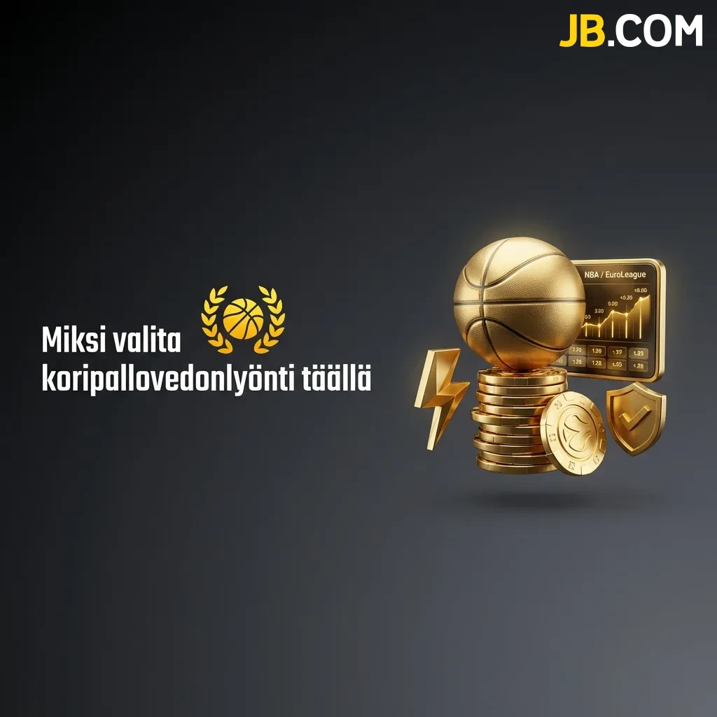 Lue tärkeimmät syyt, miksi valita koripallovedonlyönti täällä, ja nauti markkinoiden johtavista linjoista, nopeista maksuista ja laajasta kohdevalikoimasta JBCasino-kasinolla.