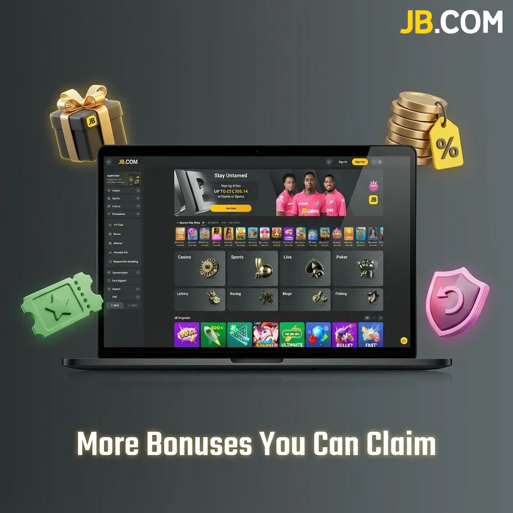 Casino platform bonuses including reload bonus, free spins, cashback offer, and VIP loyalty program rewards display
