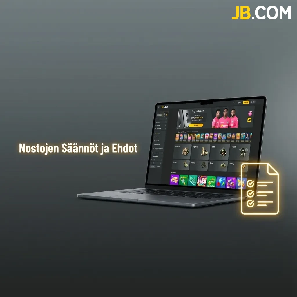 Finnish online casino withdrawal rules showing ID verification, wagering requirements, and withdrawal limits page