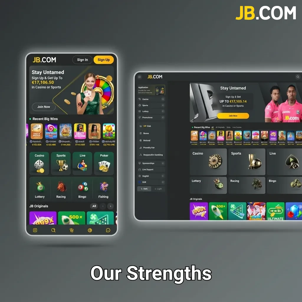 JB Casino strengths: competitive odds, instant crypto withdrawals, 24/7 Finnish support, 10,000+ games, mobile-first design
