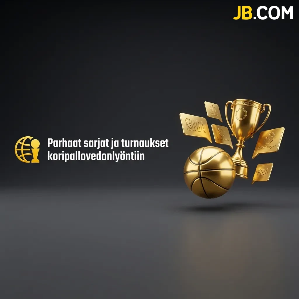Löydä parhaat sarjat ja turnaukset koripallovedonlyöntiin kuten NBA EuroLeague sekä kotimainen Korisliiga ja maksimoi voittosi JBCasino-sivuston kilpailukykyisillä kertoimilla.
