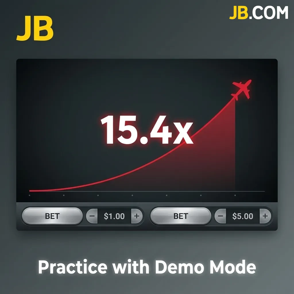 Person practicing Aviator game in demo mode on computer screen with virtual credits displayed