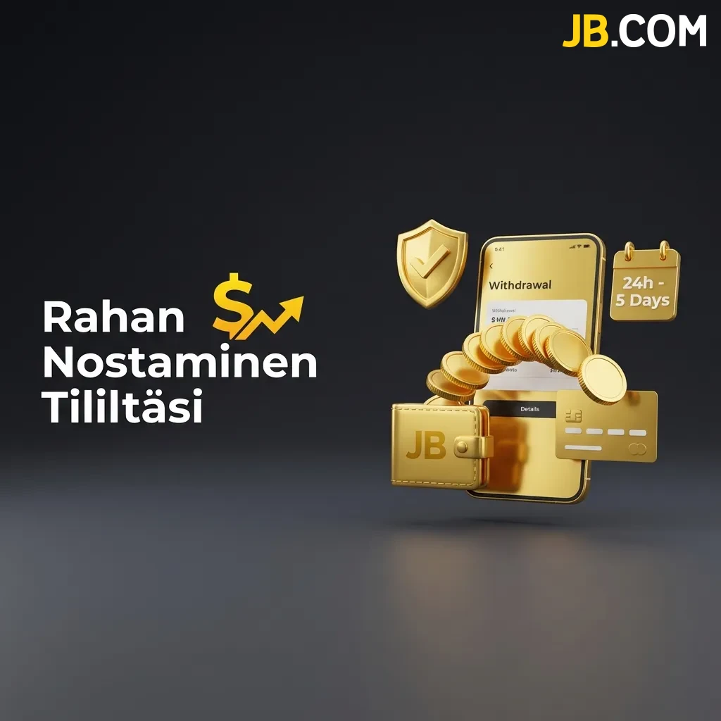 Lue vaiheittainen opas, jossa neuvotaan rahan nostaminen tililtäsi nopeasti ja vaivattomasti suoraan pankkitilillesi JBCasino-palvelusta.