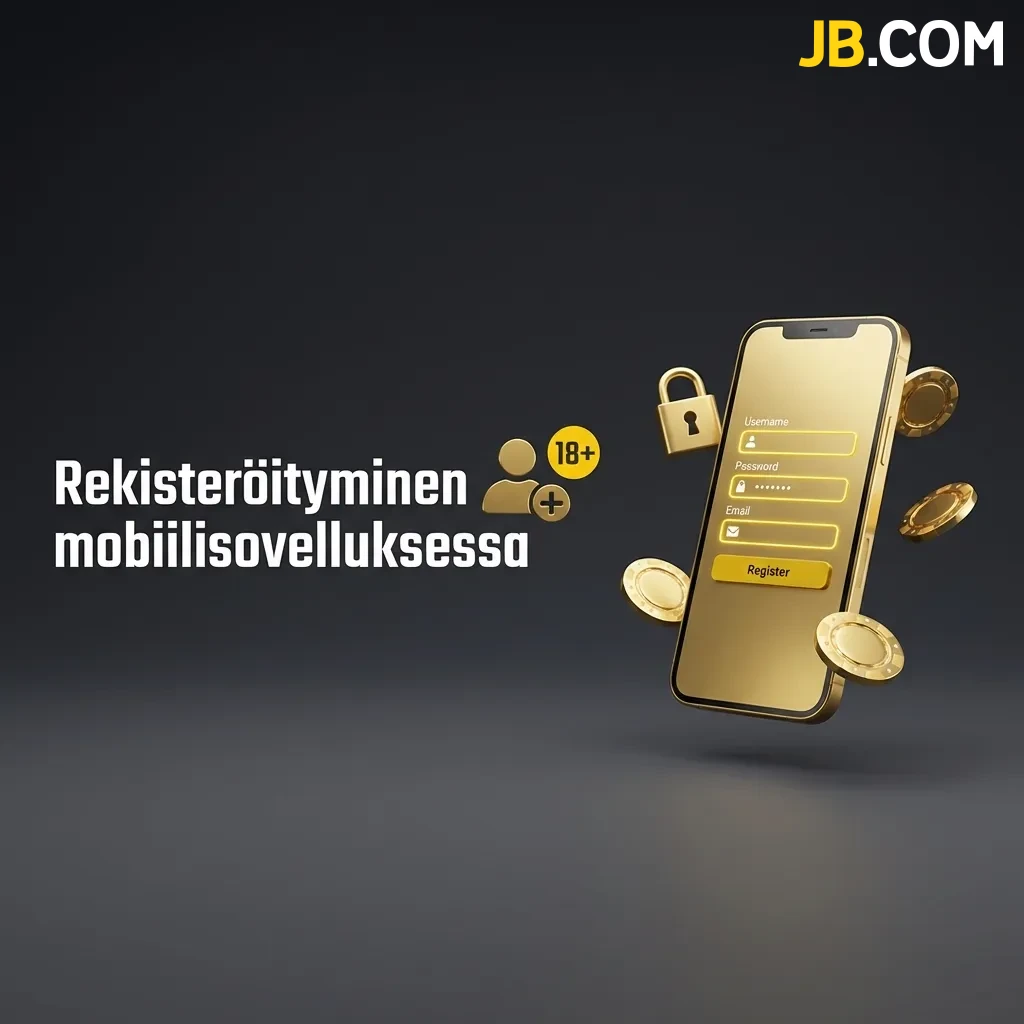 Katso selkeät ohjeet ja suorita rekisteröityminen mobiilisovelluksessa muutamassa minuutissa aloittaaksesi pelit JBCasino -alustalla.