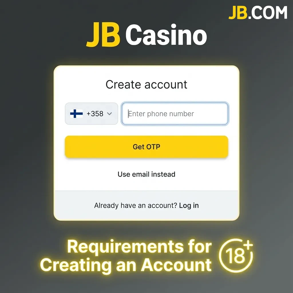 Account registration requirements checklist for Finnish users aged 18+ with verification rules