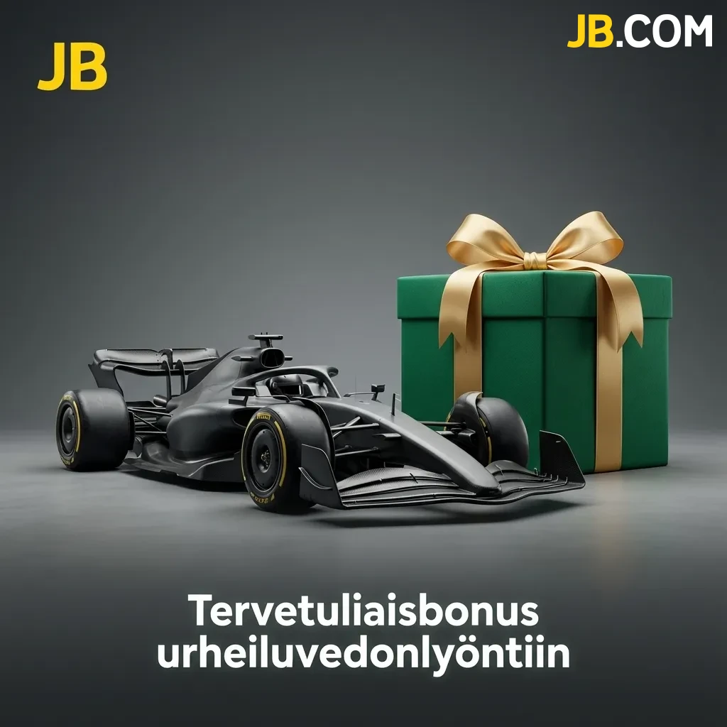 New players receive a welcome bonus for sports betting, including Formula 1 races with rollover requirements.