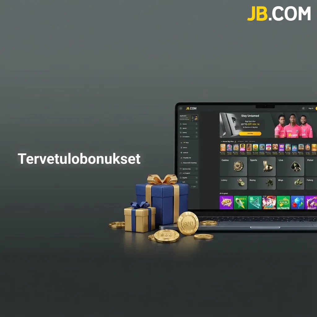 Welcome bonus table showing three categories: slots €5,000, sports betting €10,000, and live casino €2,160 with terms