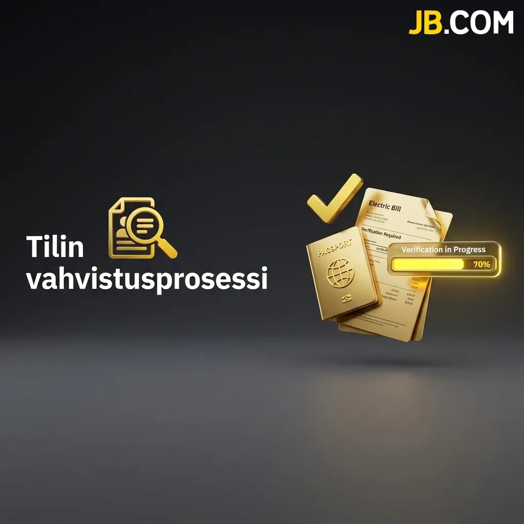 Tilin vahvistusprosessi on tehty nopeaksi ja turvalliseksi, jotta voit varmistaa pelitilisi ja nauttia viiveettömistä kotiutuksista JBCasino-alustalla.