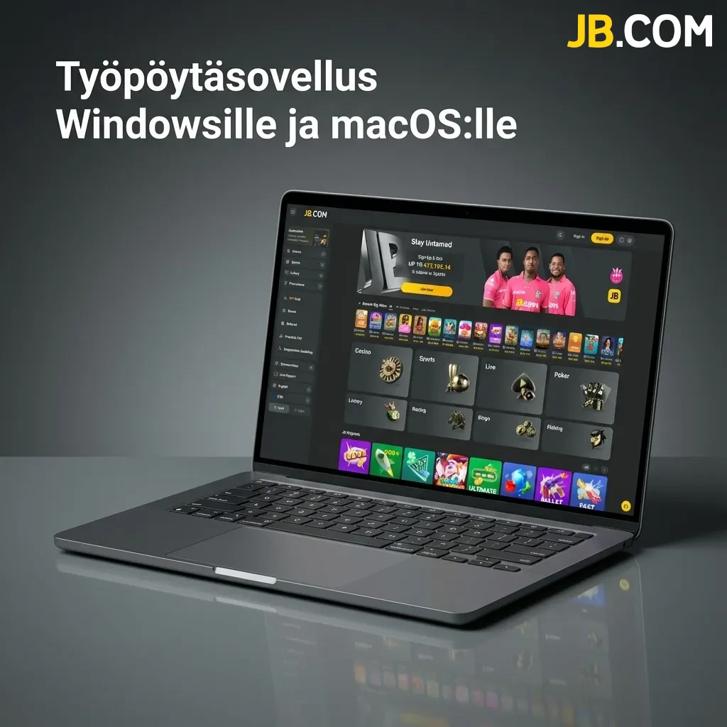 JB Casino ei tarjoa työpöytäsovellusta, mutta toimii selaimessa Windows- ja macOS-laitteilla moitteettomasti.