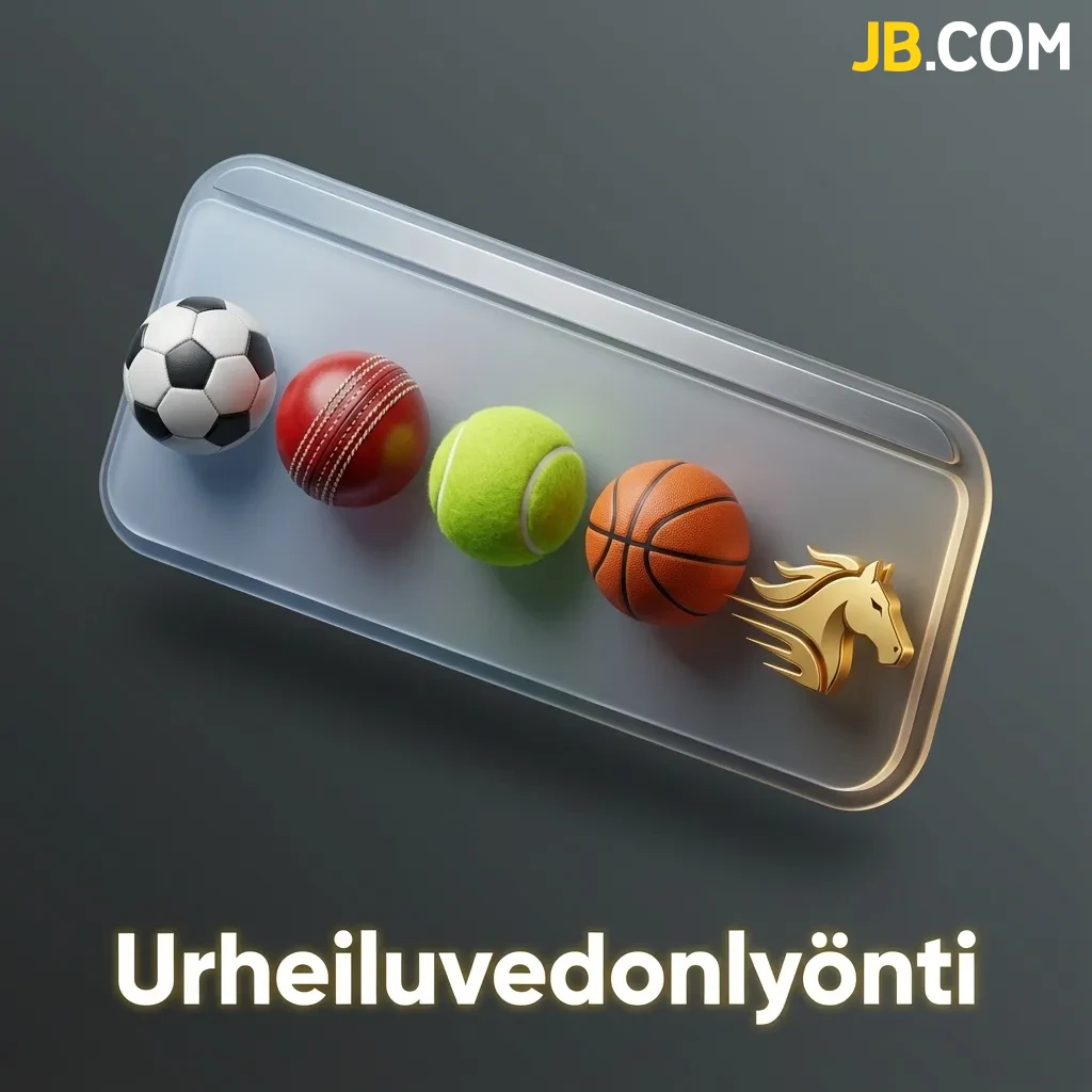 JB Casino sports betting interface showing multiple sports options including football, ice hockey, basketball, and esports