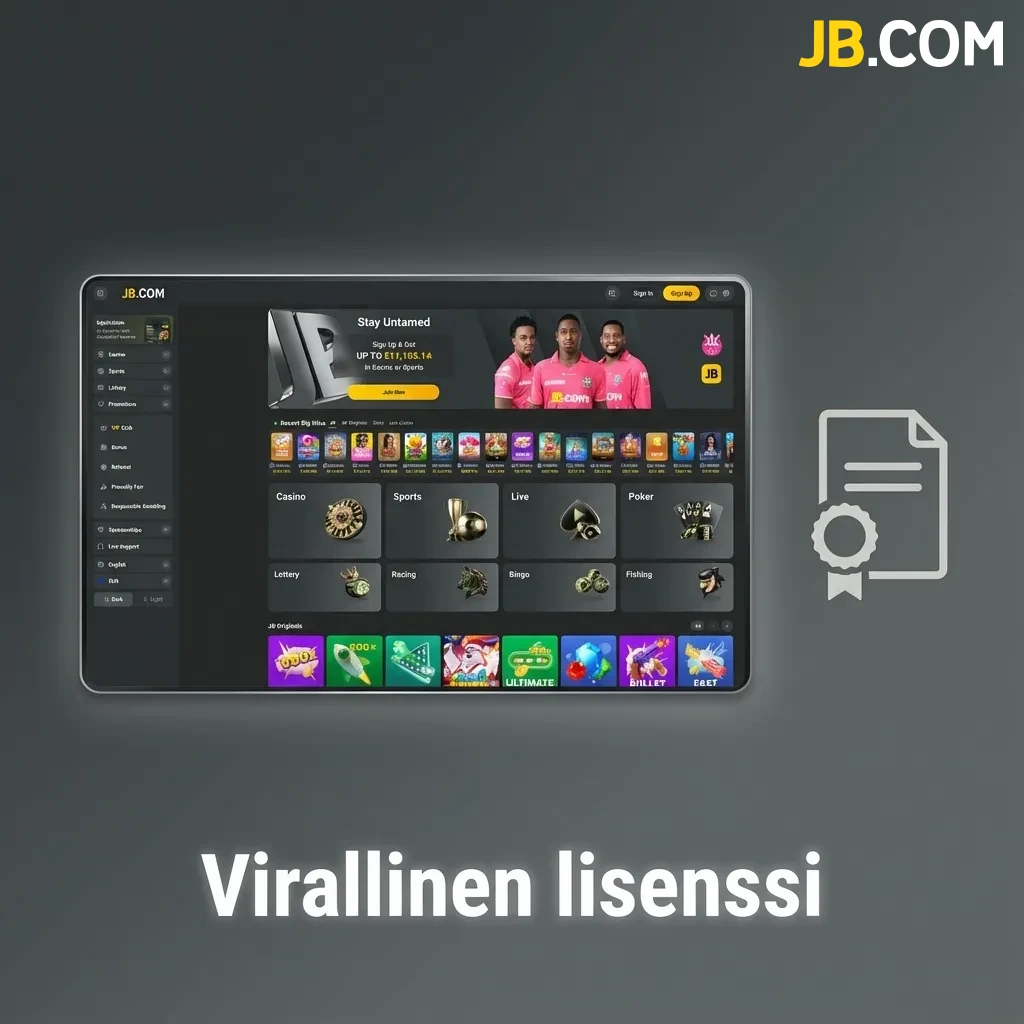 JB Casino operates under Curaçao gaming license ensuring secure and fair play since 2018