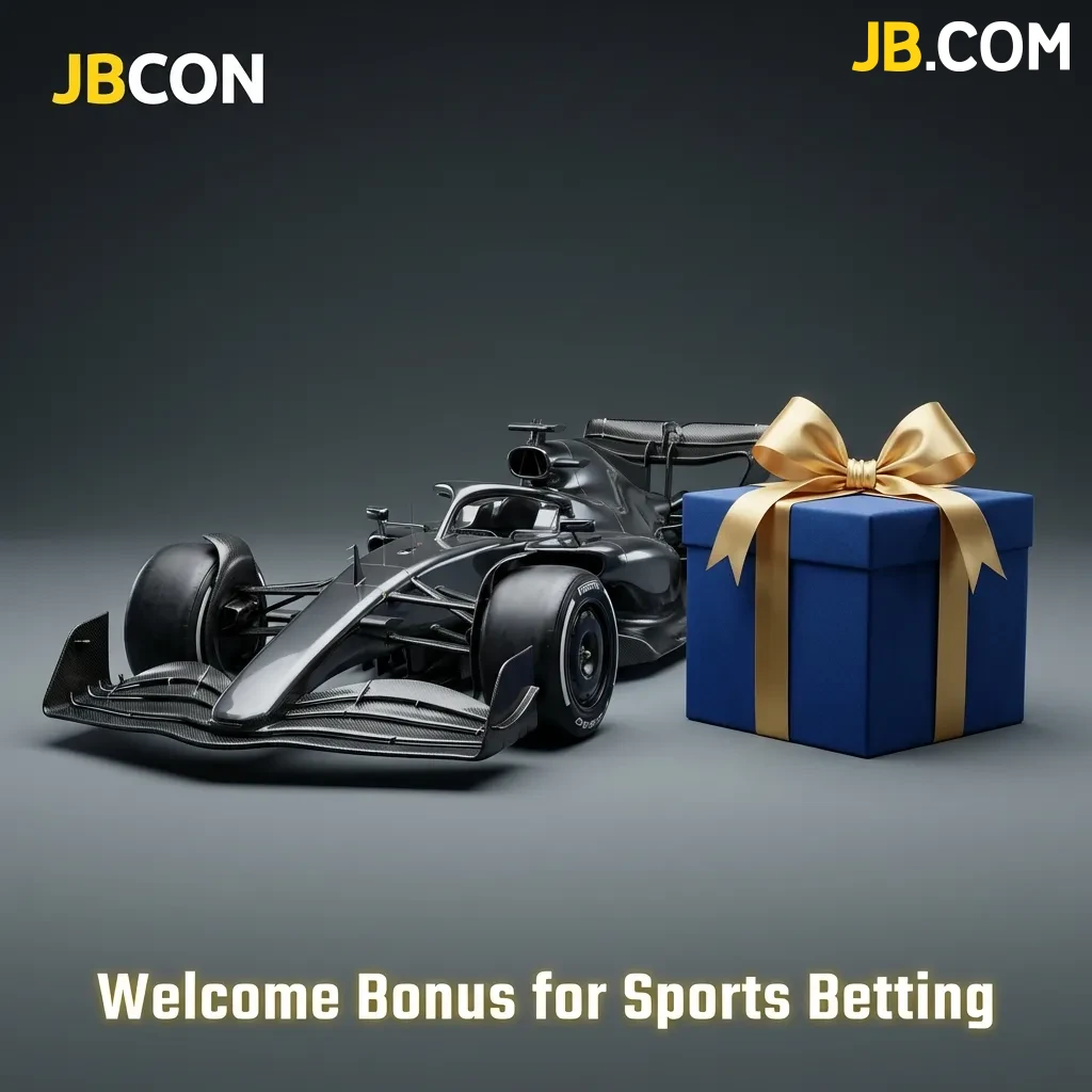 New users get 100% matched deposit bonus up to €100 for sports betting at JB Casino, including F1 markets.