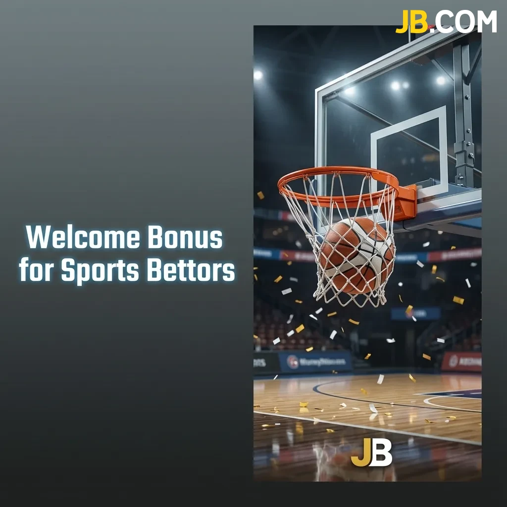New sports bettors receive a matched deposit bonus for basketball and other sports betting after registration and qualifying deposit.