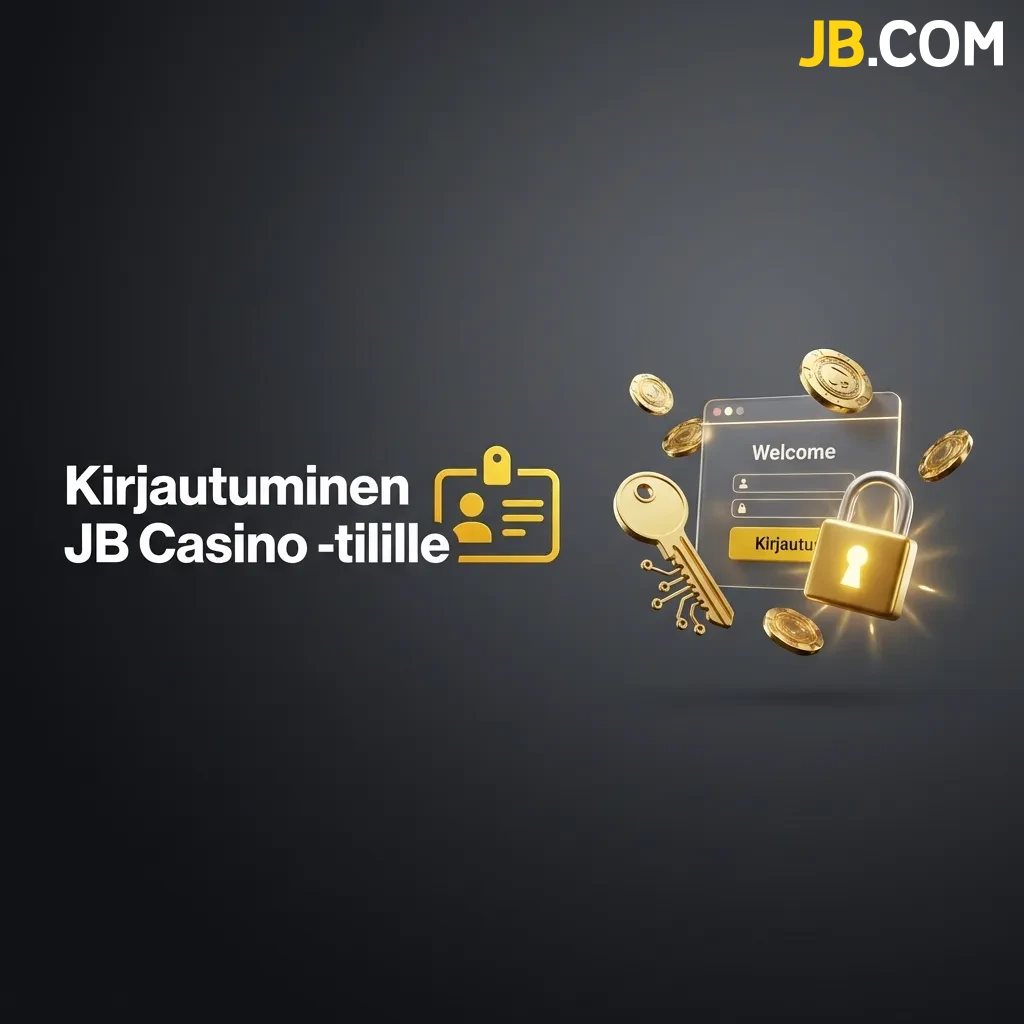 Kirjautuminen JB Casino -tilille onnistuu vaivattomasti sähköpostilla tai mobiilitunnisteilla, antaen välittömän pääsyn kaikkiin vedonlyöntikohteisiin.