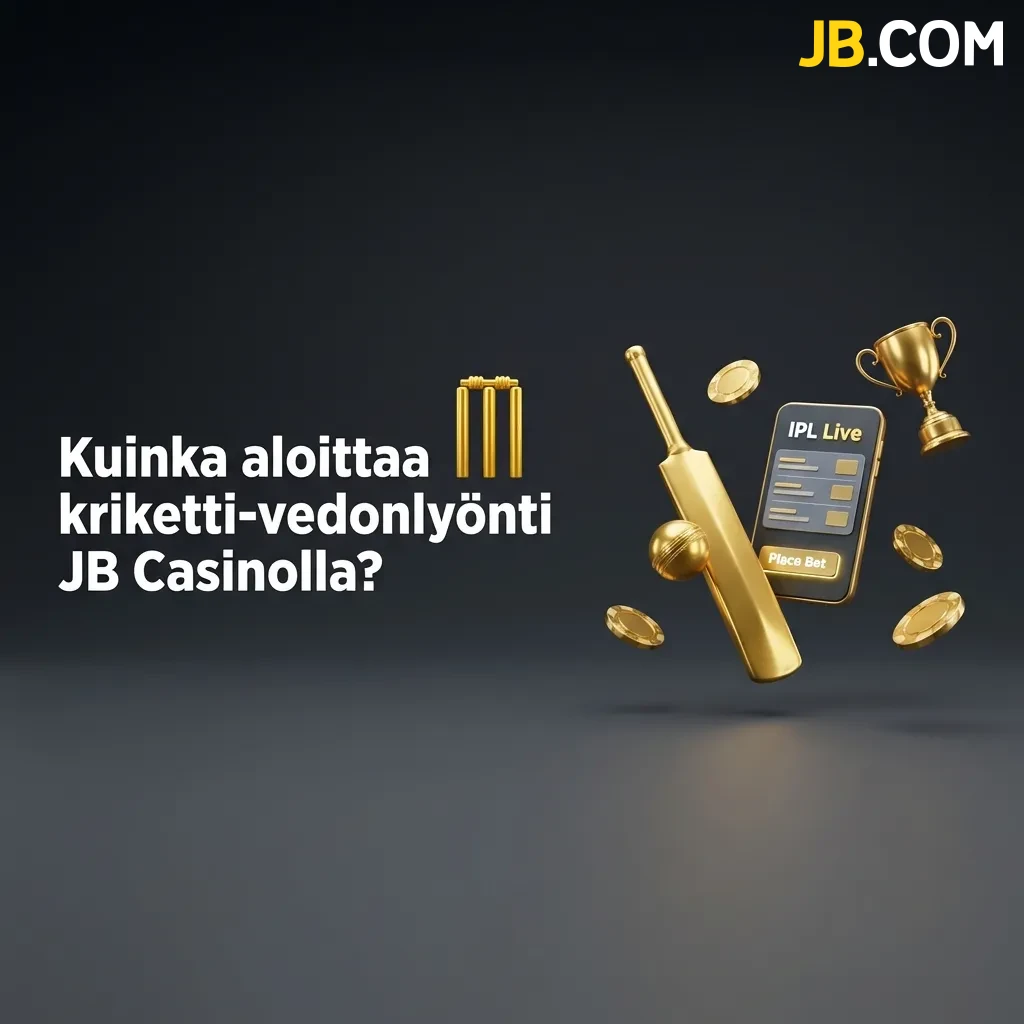 Lue kattava opas ja opi, kuinka aloittaa kriketti-vedonlyönti JB Casinolla hyödyntämällä kattavat tilastot ja laajan kohdevalikoiman.