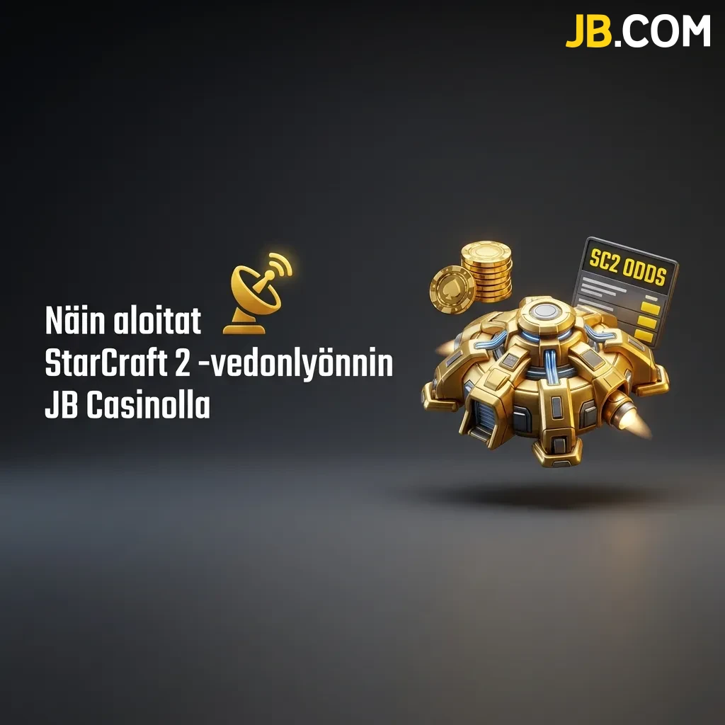 Katso selkeät vaiheet ja opi näin aloitat StarCraft 2 -vedonlyönnin JB Casinolla ja pääset käsiksi strategiapelien parhaisiin kertoimiin.