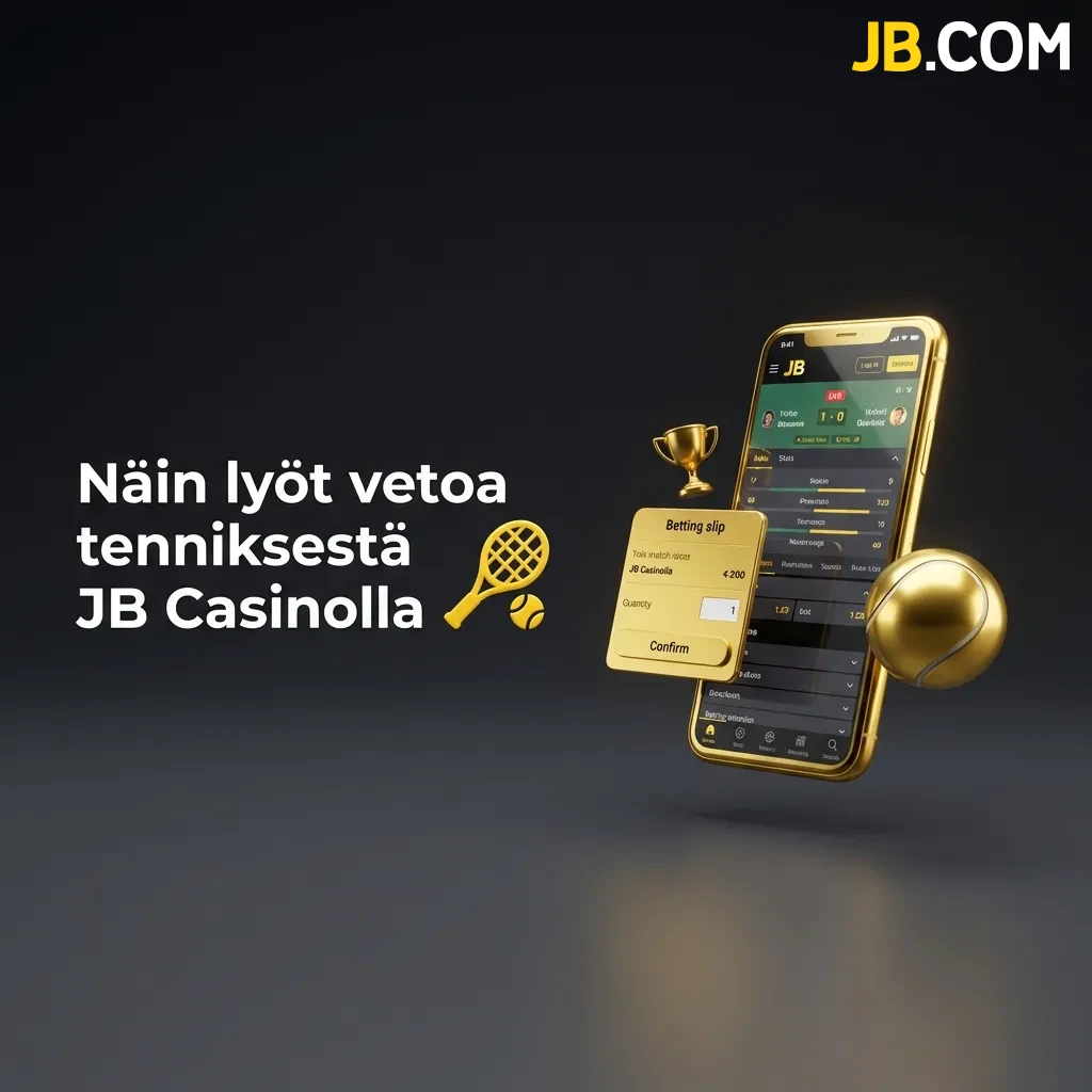 Opi tehokkaat vinkit ja lue opas, näin lyöt vetoa tenniksestä JB Casinolla hyödyntäen ATP-, WTA- ja Grand Slam -turnausten parhaat kertoimet.