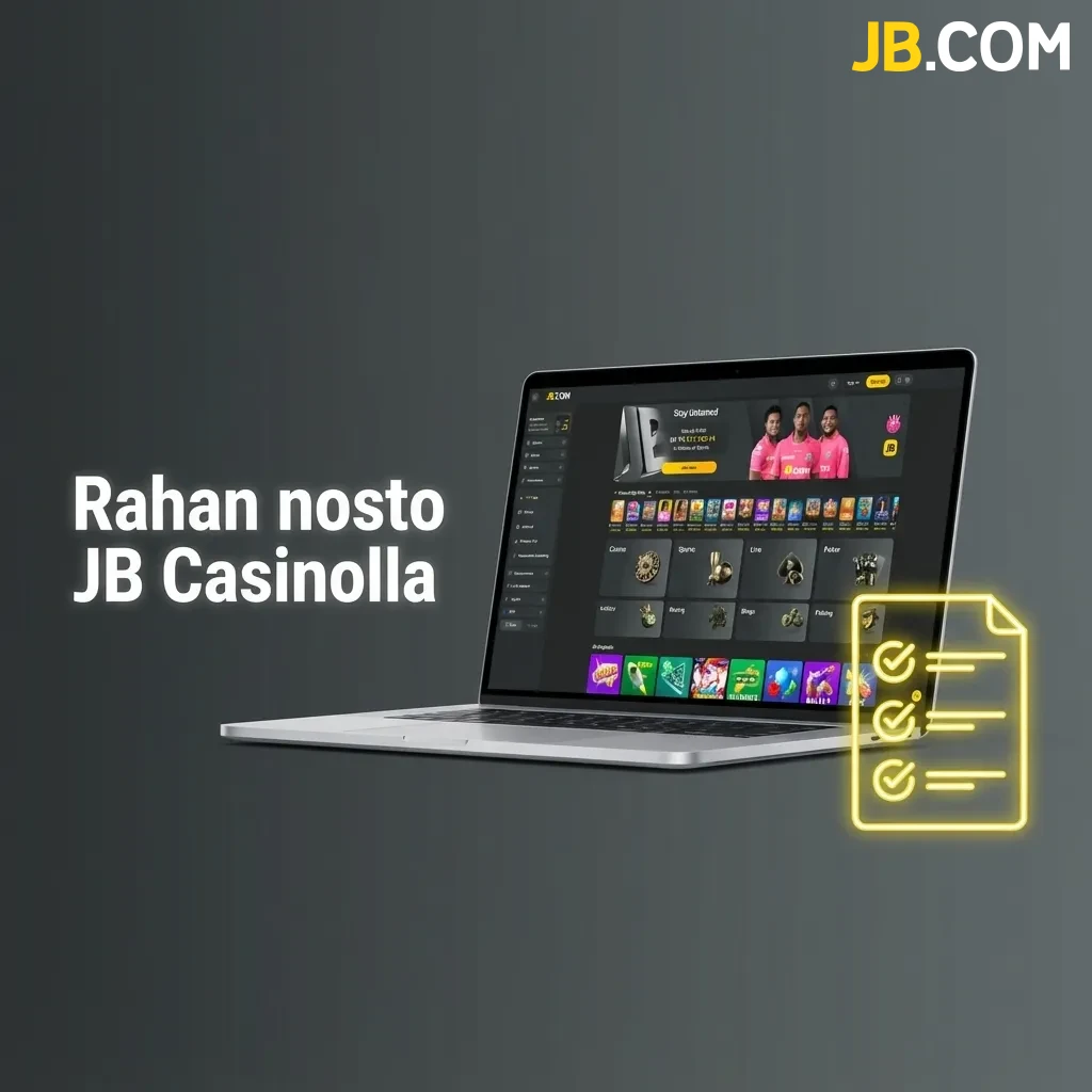 JB Casino nostoprosessi: valitse menetelmä, syötä summa ja vahvista pyyntö muutamalla klikkauksella.