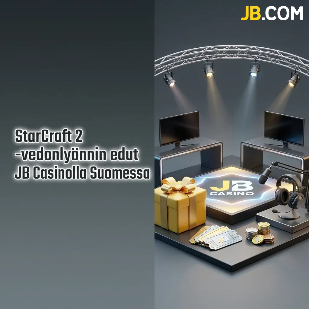 Finnish gamers betting on StarCraft 2 esports matches at JB Casino with competitive odds and bonuses