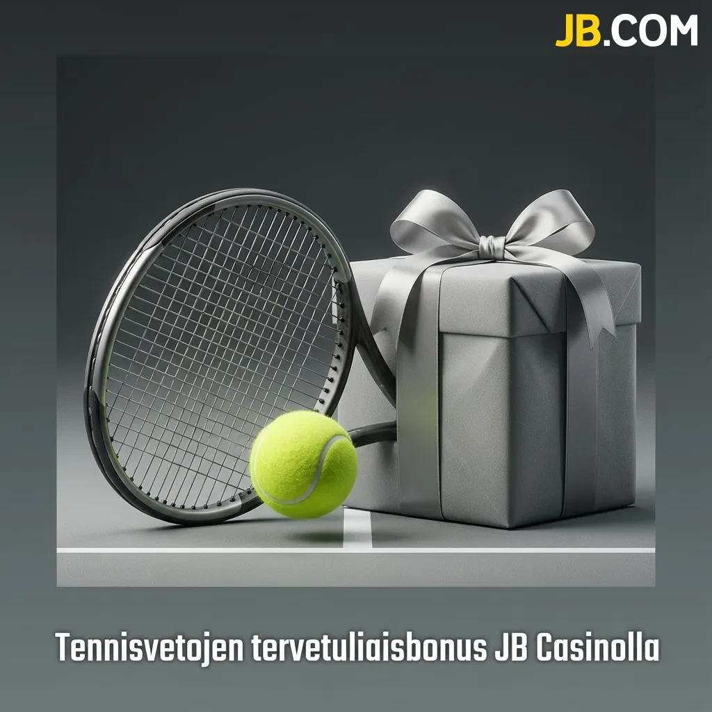 JB Casino welcome bonus for tennis betting with first deposit bonus and wagering requirements for ATP, WTA, ITF matches