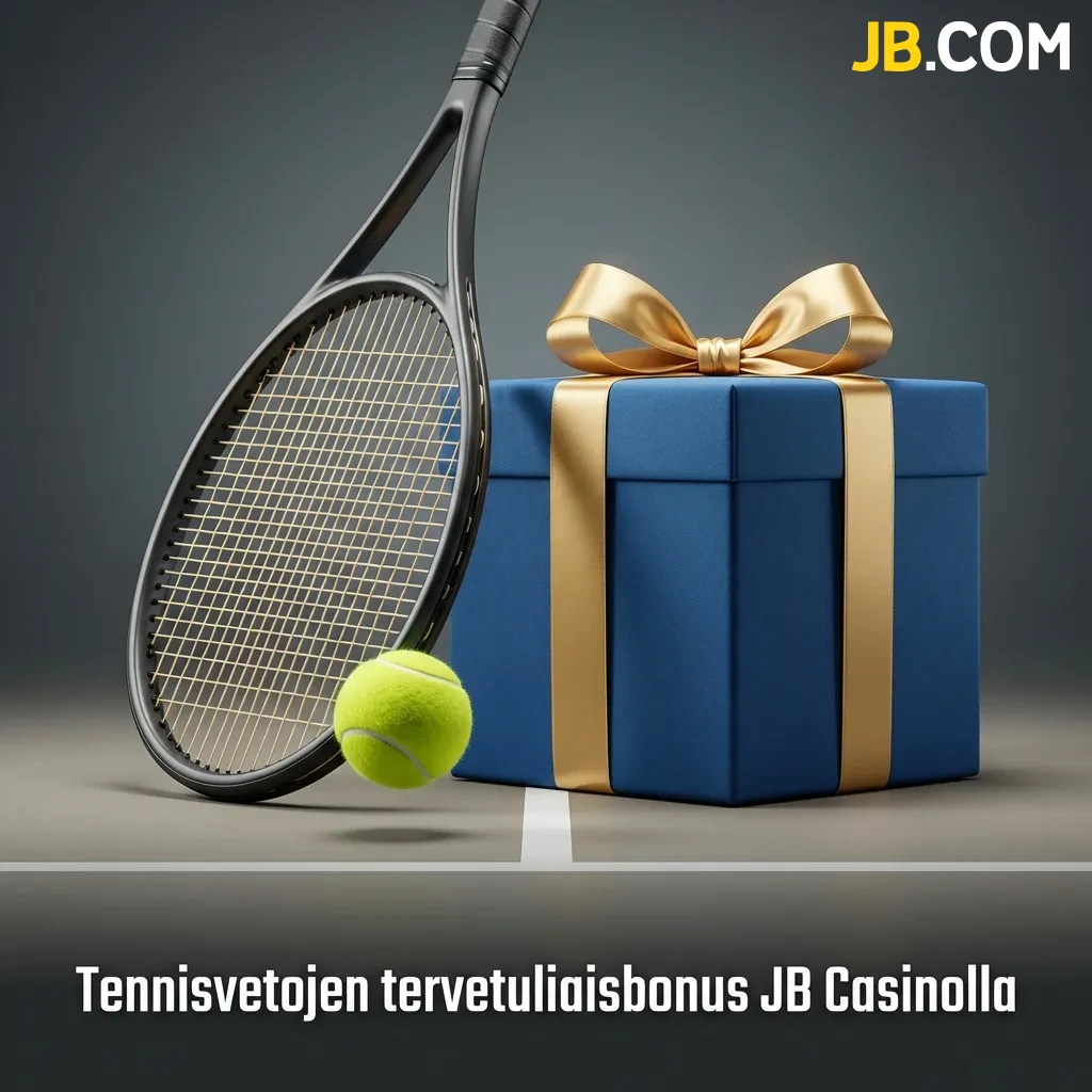 Hyödynnä eksklusiivinen tennisvetojen tervetuliaisbonus JB Casinolla ja hanki ylimääräistä pelirahaa syöttöjen, erävoittojen ja ottelutulosten veikkaamiseen maailman suurimmissa turnauksissa.