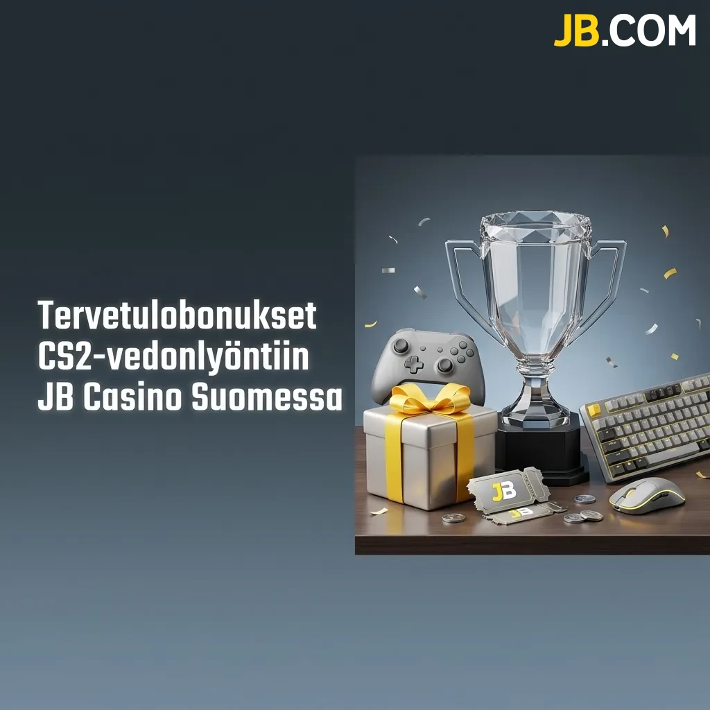 JB Casino welcome bonus for CS2 betting in Finland, up to 17,160 euros for new players with activation steps