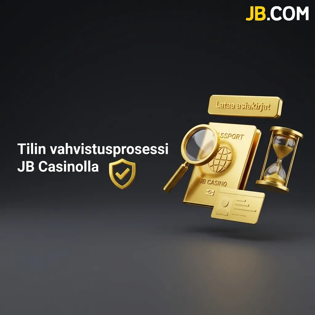 Tilin vahvistusprosessi JB Casinolla varmistaa turvallisuutesi ja nopeuttaa voittojen kotiuttamista – lataa tarvittavat asiakirjat helposti oman profiilisi kautta.