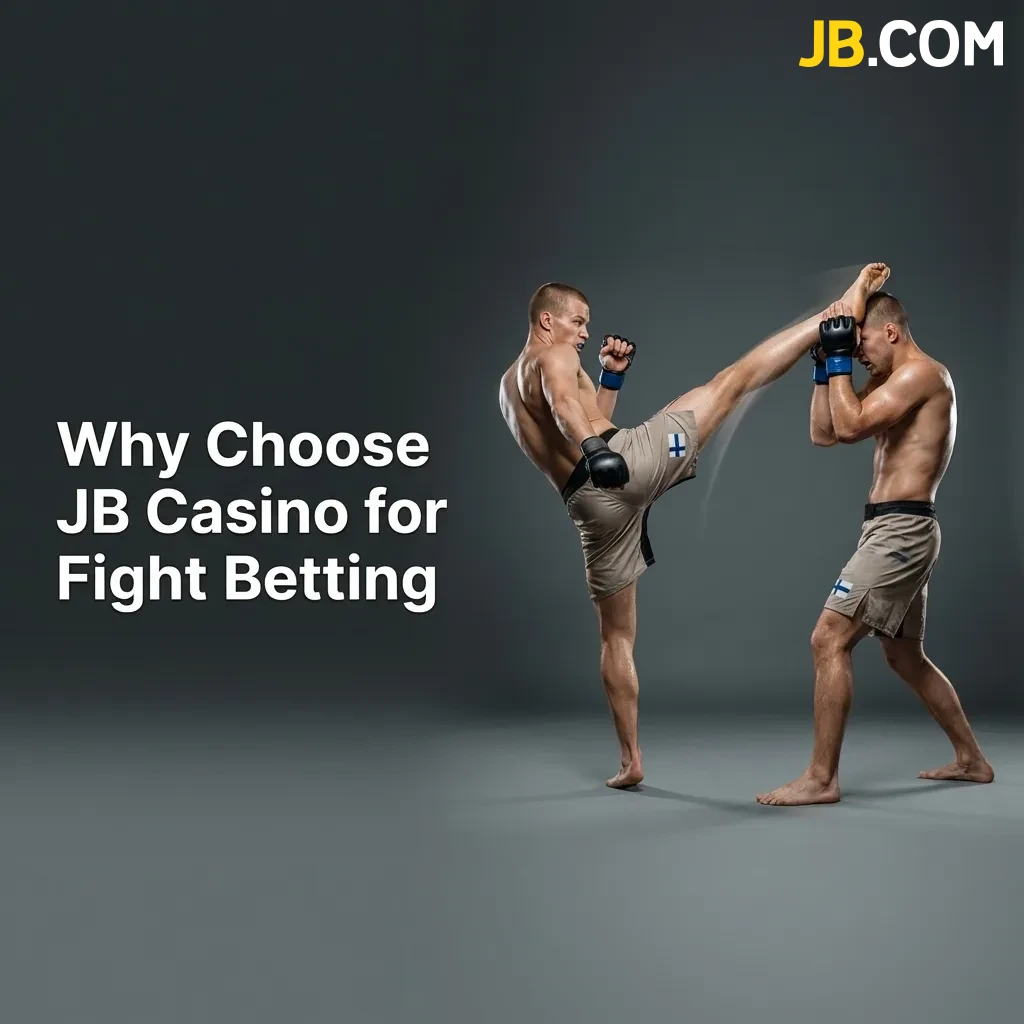JB Casino fight betting platform showing UFC odds, live betting options, and Finnish payment methods on mobile interface