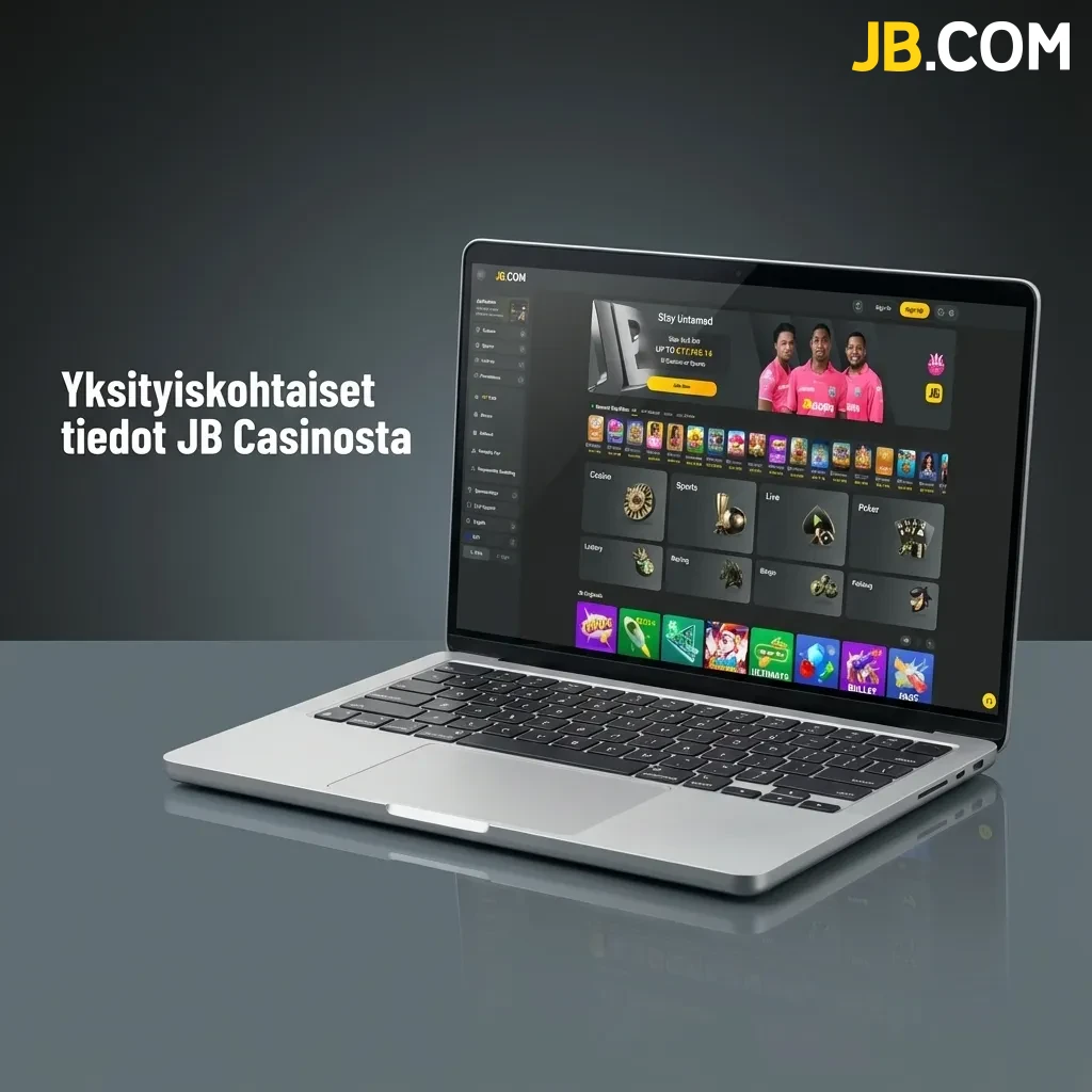 JB Casino platform offering sports betting and casino games with secure SSL encryption and mobile app support
