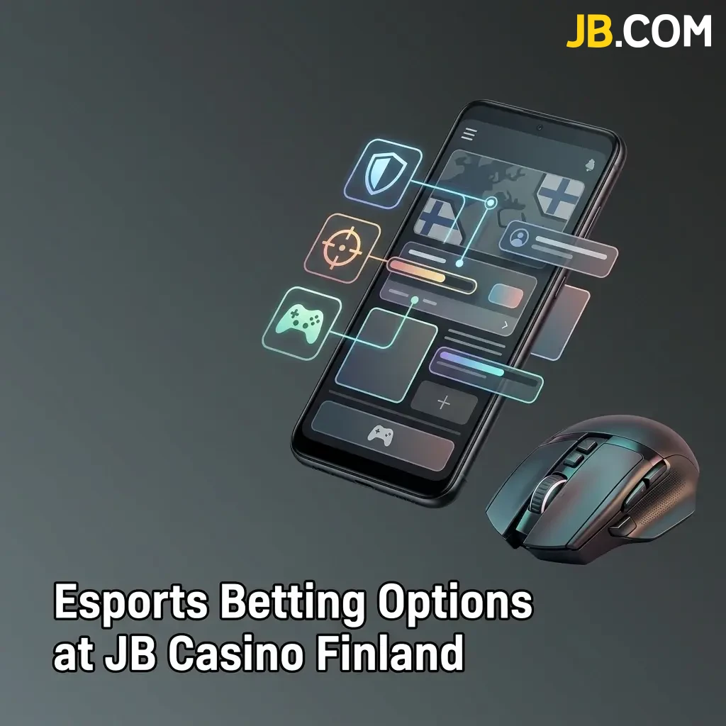Esports betting options at JB Casino Finland covering CS2, Dota 2, LoL, Valorant and more competitive titles