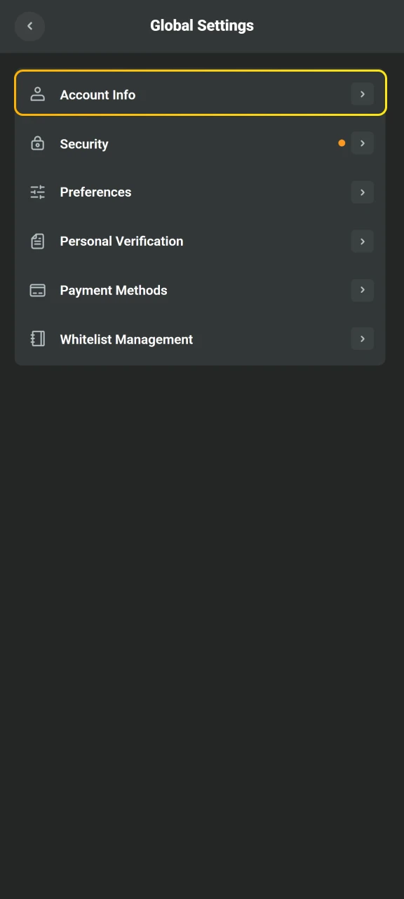 Provide the remaining data to finalize your JB Casino profile.