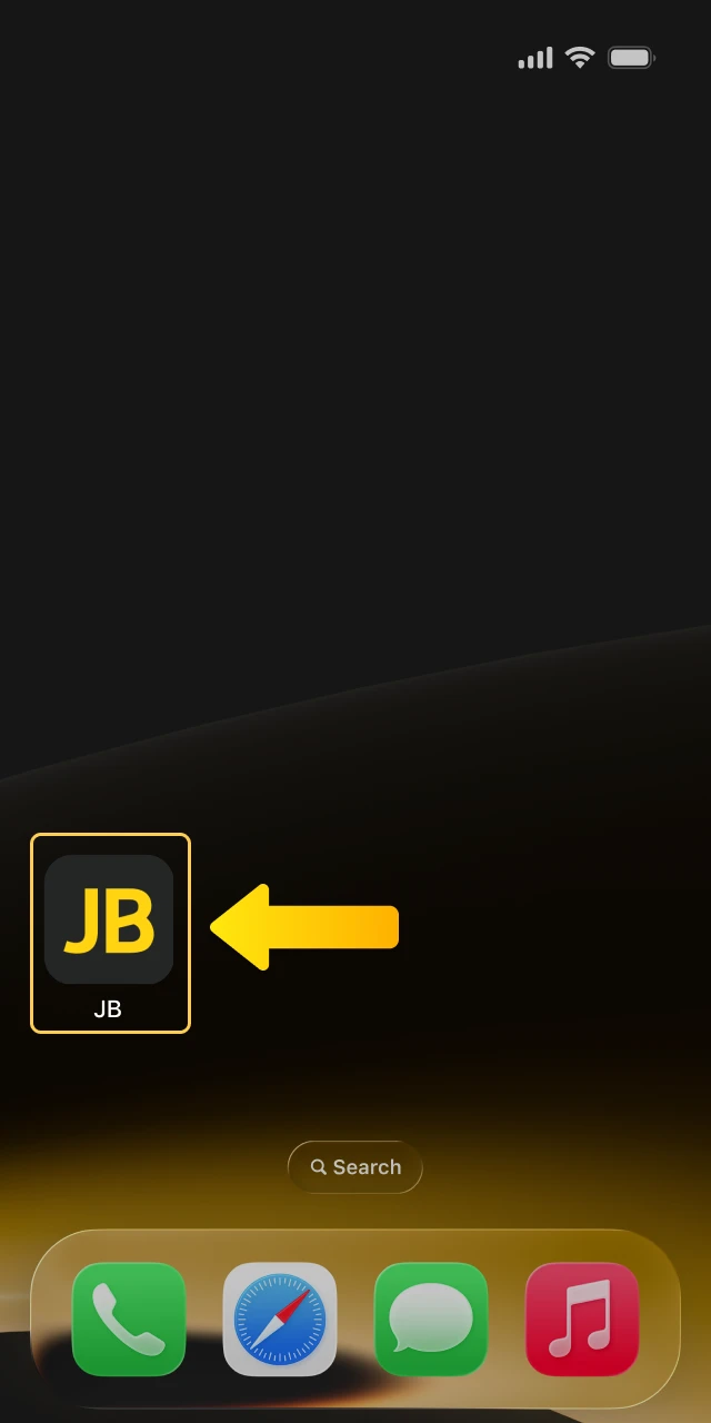 Open the JB Casino app directly from your home screen to enjoy a seamless gaming experience.